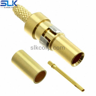 Connecteur à souder droit jack 1.0 / 2.3 pour câble Tflex 405 50 ohms 5A1F15S-A82